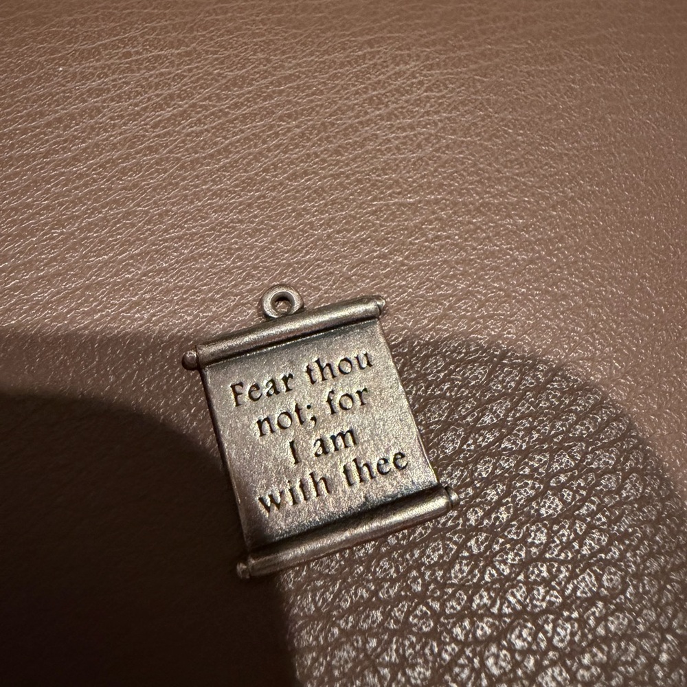James Avery Silver Scroll Charm